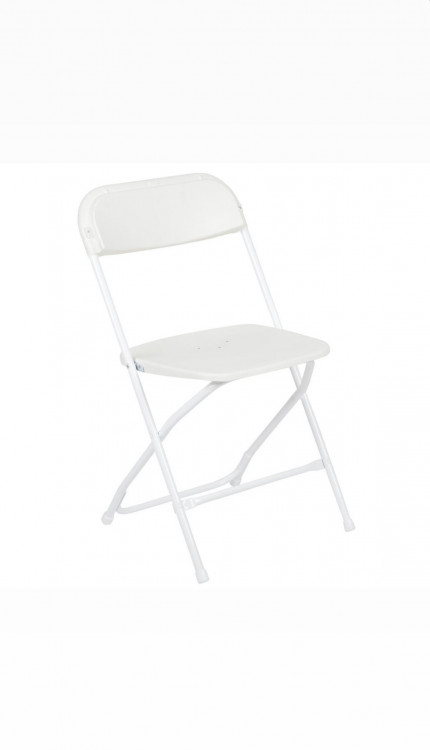 Standard White Folding Chairs