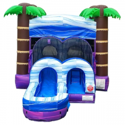 inflatable bounce house water slide kids tropical marble3.jpg 1711039859 Kids Tropical Water Slide Bounce House