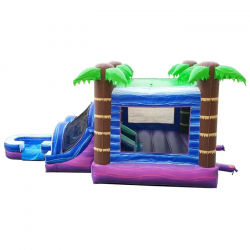 inflatable bounce house water slide kids tropical marble4.jpg 1711039859 Kids Tropical Water Slide Bounce House